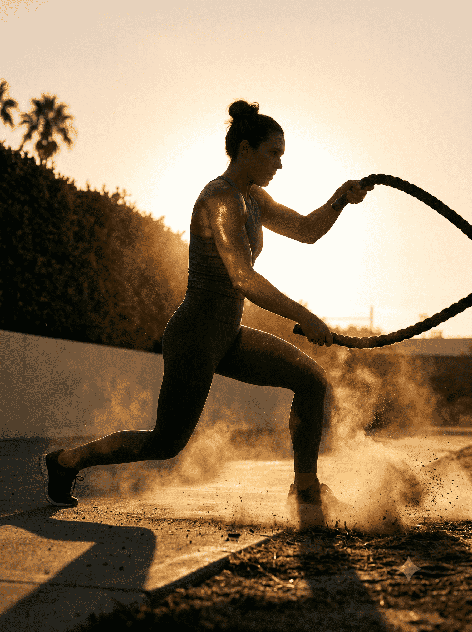Treino funcional ao ar livre